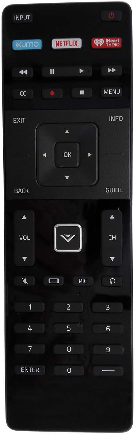 New TV Remote Control XUMO XRT122 Work for vizio E43-C2 E43C2 E48-C2 E48C2 E50-C1 E50C1 E55-C1 E55C1 E55-C2 E55C2 E60-C3 E60C3 E65-C3 E65C3 E65X-C...